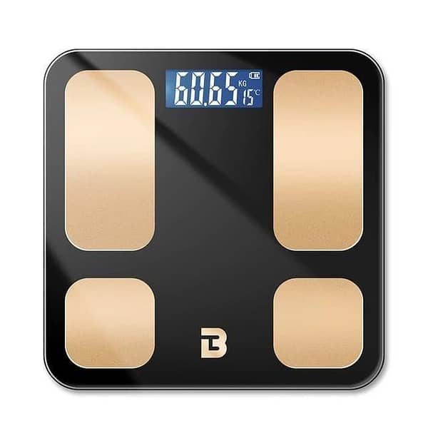 App Support Home Use Toughened High Glass Body Electronic Weight Scale ( Cell Operated - Random Colors