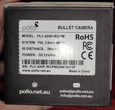 PLC-424P-IR3/PM 4MP IP AI Camera