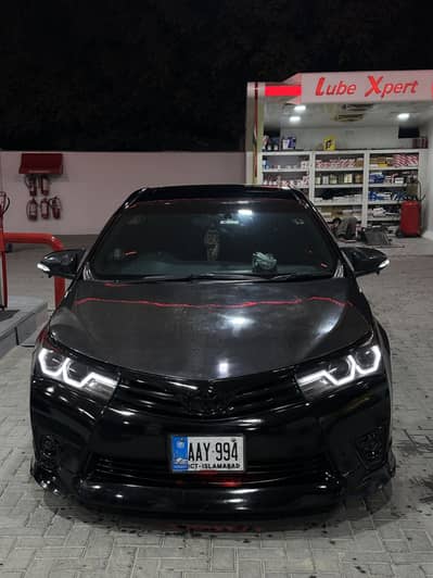 Original carbon fibre bonnet for Corolla