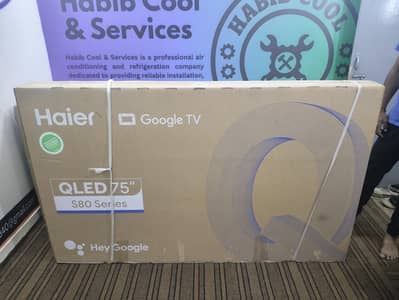 Haier QLED 75 Inch S80 Series Panel crack brand new