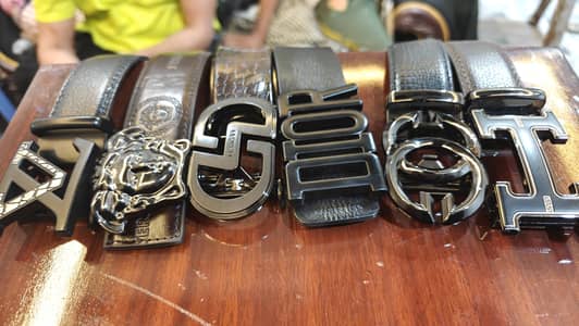 Branded Belts With Top Class Rexine/Sizes 34/36/38