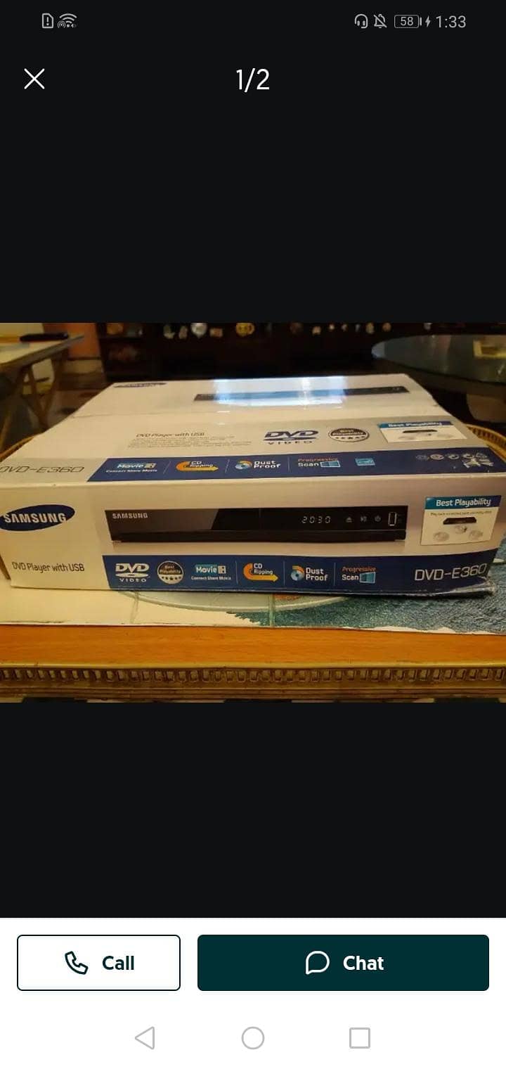 DVD player E360 1