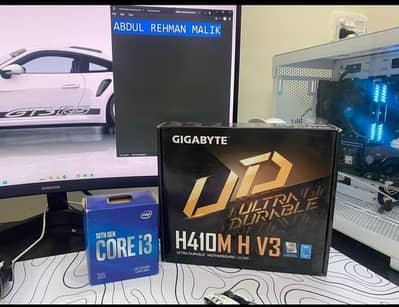 i3 10th gen + h410 + 8gb ddr4 ram