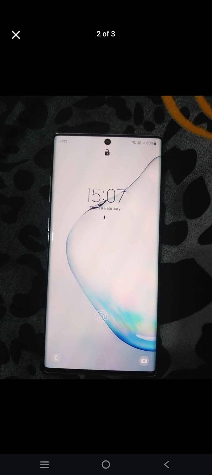 Note 10 plus Clear display 0