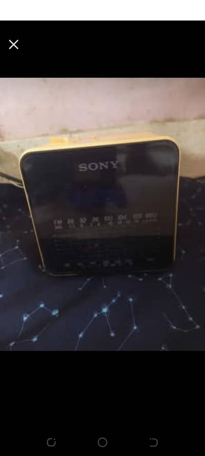 SONY ICF-C10W ORIGINAL