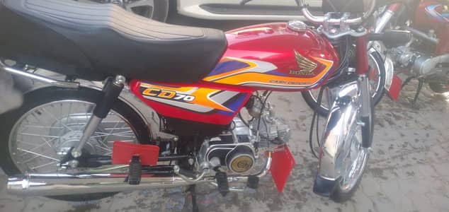 Honda CD 70 2024/2025 open file new condition
