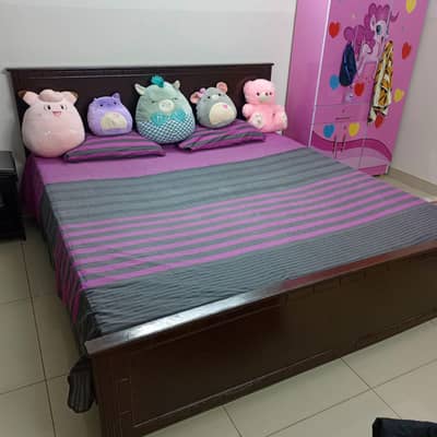 pure sheesham king size bed