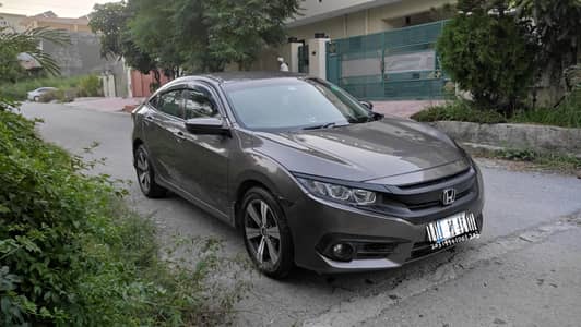 Honda Civic 2018 available for rent Islamabad neat and clean