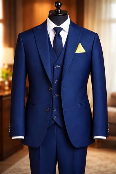 Navy Blue Pent Coat – Medium Size – Premium Quality