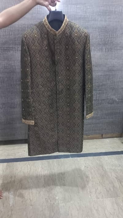 Groom sherwani /Wedding dress /with khussa & khula