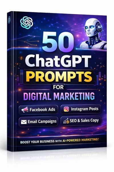 50 ChatGPT Prompts for Digital Marketing – AI Marketing Toolkit.