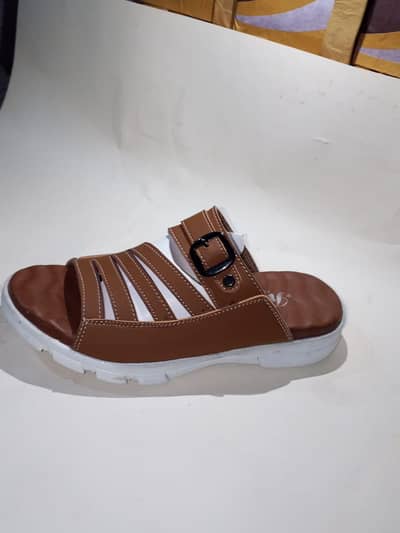 HHB Collection Men Chappal – Mustard Color – Soft White Sole