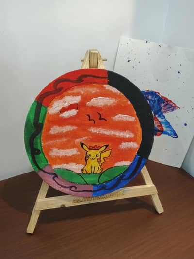 Pikachu painting