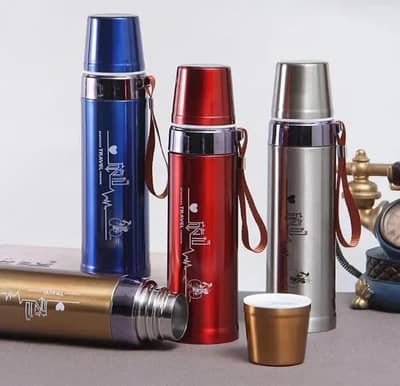 750 ml stainless steel vacuum thermos bottle multicolor