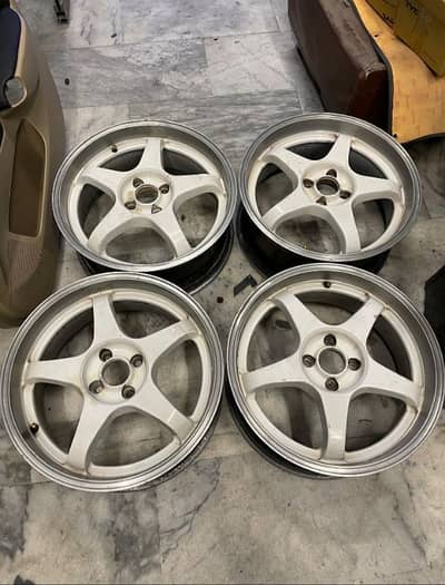 4 nuts 114pcd for honda 17 inches