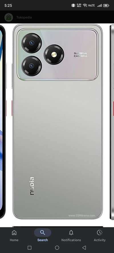 Nubia A36 1 day use need cash 4/64