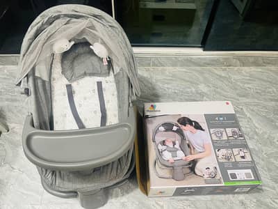 Mastela 4-in-1 Electric Baby Bassinet / Swing Cart