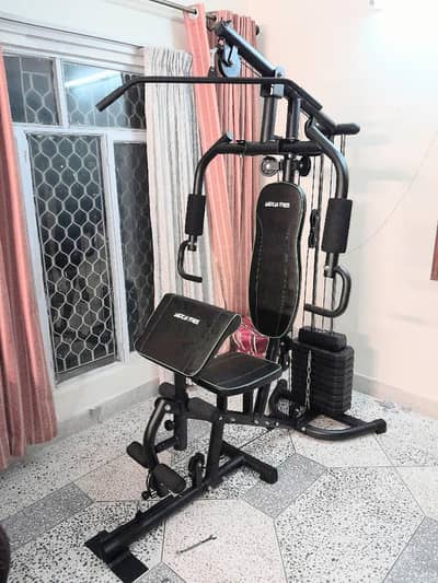 hydrofitness multi gym multigym home station butterfly lat pull down