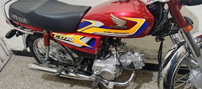 Honda CD 70 good condition 25 model like new bike