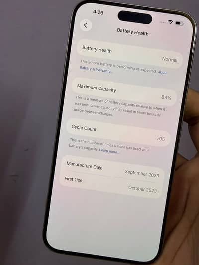 Iphone 15 Pro Max 256 GB PTA Approved