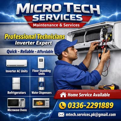 Fridge Repair | AC Repair | AC Service | AC Fitting | Microwave Repair