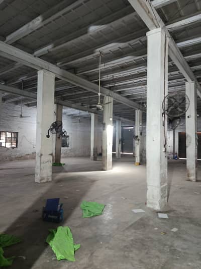 13000 Sqft Coverd Area Wharehouse Available For Rent Main Canal Road Faisalabad