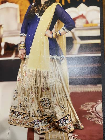 Lehnga for Mehndi event
