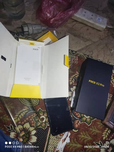 POCO X3 pro with box