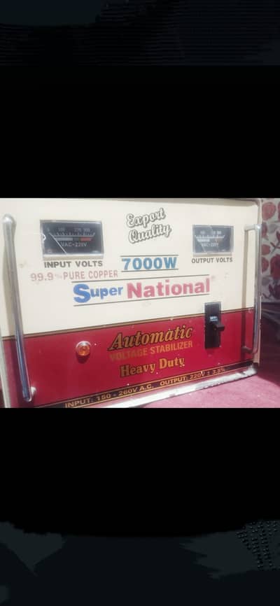 Automatic voltage stabilizer full copper genuine almost new not repai