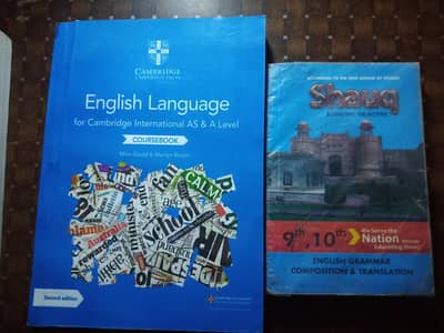 Cambridge A Level English + grammar book