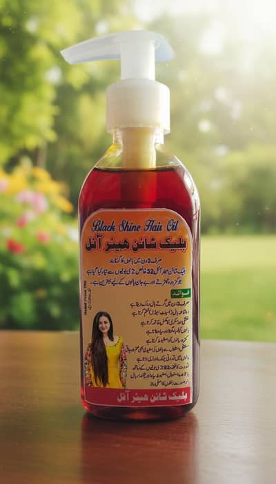 black shine hair oil hair groth oil, 3 days main hair girna band