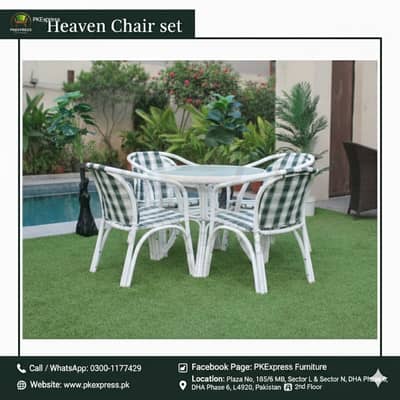 UPVC Heaven Outdoor Chair – Garden / Lawn / Café Chair