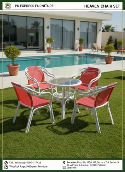 UPVC Heaven Outdoor Chair – Garden / Lawn / Café Chair
