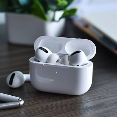 White Airpods