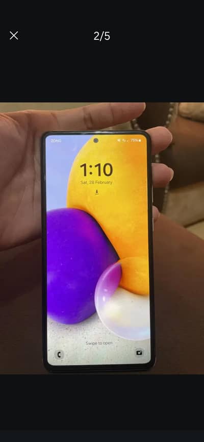 Samsung Galaxy A72 8/128 complete box