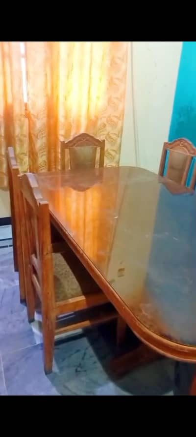 shesham wood dining table