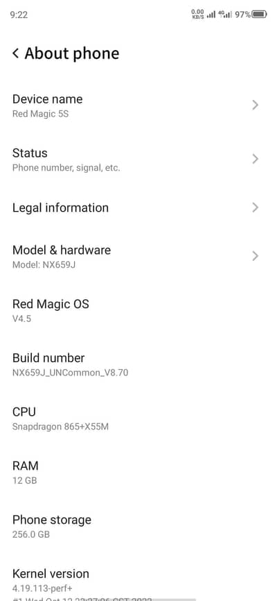 Redmagic 5g 12/256 gb, Snapdragon 865+ heavy gaming phone PUBG 90fps