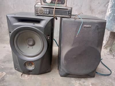 6 Inches speaker with car audio player