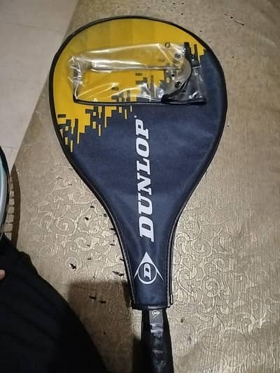 Dunlop Tennis Racket Power Plus 105, Yellow Black, Grip 3 (4 3/8"