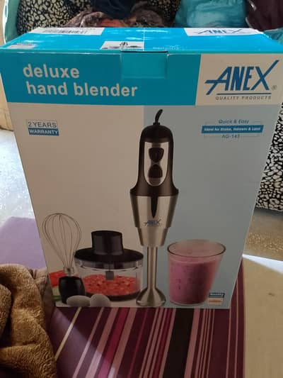 Anex Hand Blender With Accessories