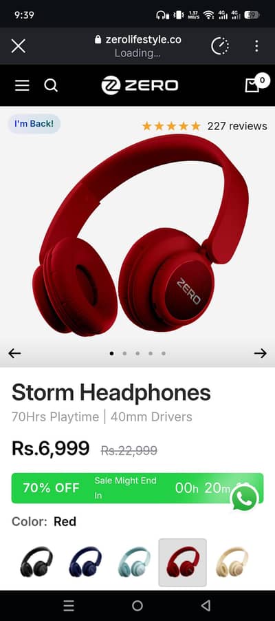 Brand new wireless headphones. with one year brand Warenty.