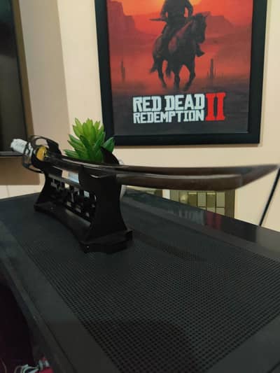 katana showpiece with stand