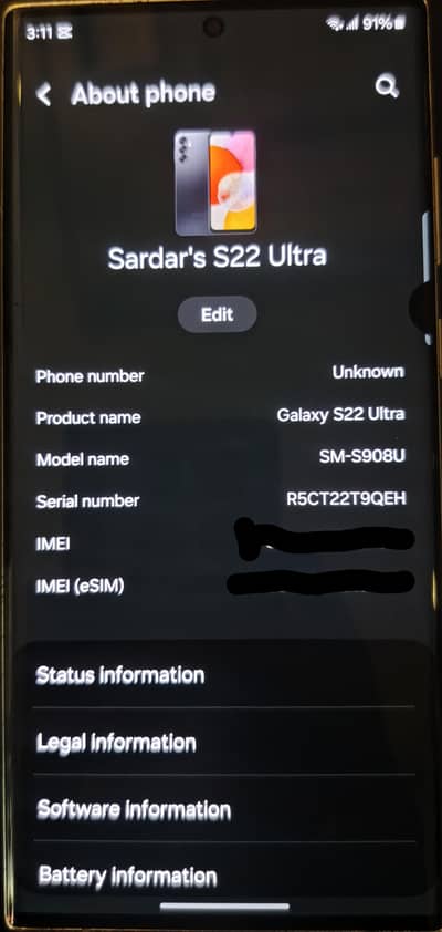 Samsung s22 ultra