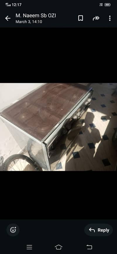 techno gas cooking range