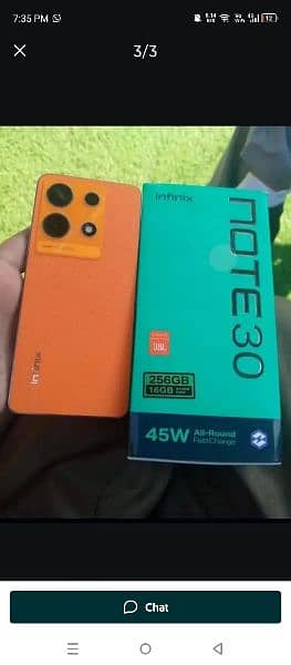 infinix note 30 8GB RAM 256 GB memory0325/1263/112