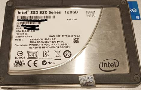 Intel SSD 320 Series  120GB