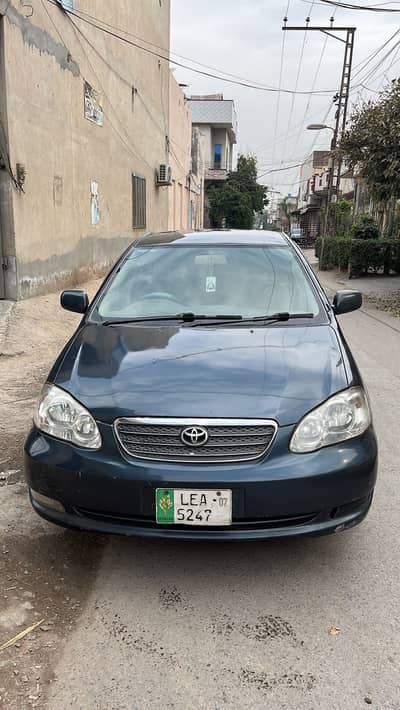Toyota Corola Altis 2006/7 model Navi Blue colour Good condition