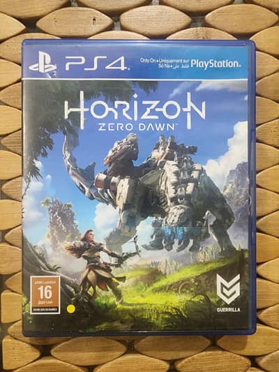 Horizon Zero Dawn PS4 game disc
