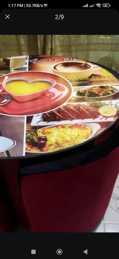 dining table with 4 sofa very attractive 0314/23/99/740 Whatsapp