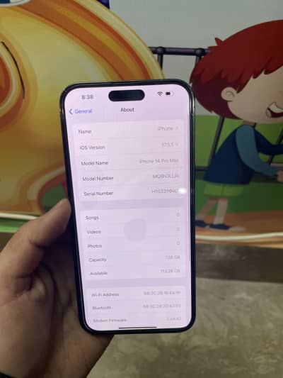 iphone 14 pro max 128 gb